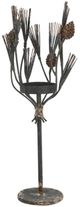 A & B Home Black Metal Candle Holder-0