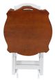 Powell® Serpentine 5-Piece Hazelnut/White Tray Table Set-3