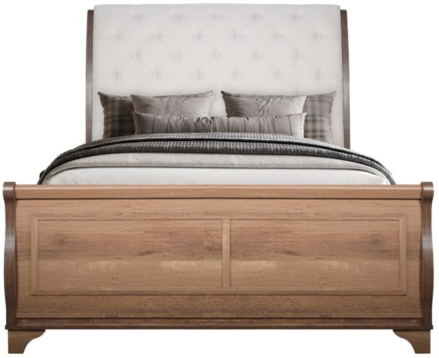 New Classic® Home Furnishings Coventry Hall Pecan Queen Panel Bed-2