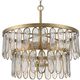 Uttermost® Aurelie Antique Brass 9-Light Round Pendant-4