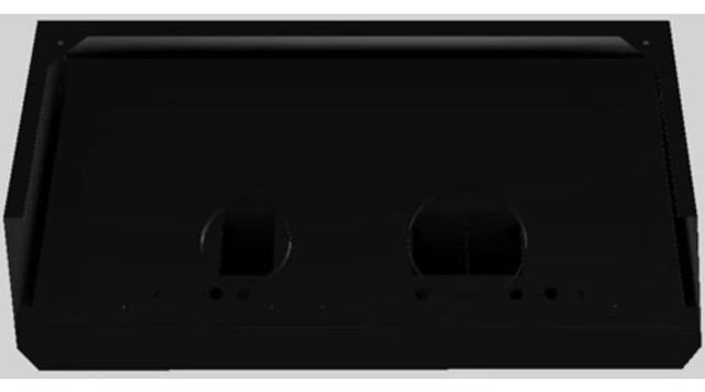 Vent-A-Hood® Designer Series 48" Black Wall Mounted Range Hood-2