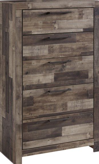 Benchcraft® Derekson 4-Piece Multi Gray Full Panel Storage Bed Set-4