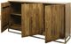 Harp & Finial® Thackary Brushed Brass/Walnut Sideboard-2
