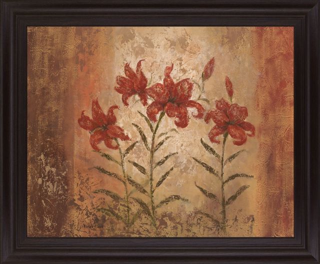 Classy Living Amber Lily Trio Wall Art-0