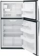 GE® 33 in. 21.1 Cu. Ft. Stainless Steel Top Freezer Refrigerator-1