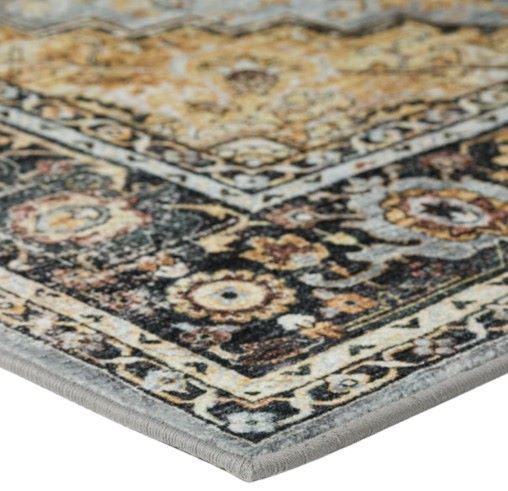 Dalyn™ Rug Company Jericho Pewter 5'x8' Area Rug-1