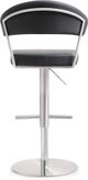 TOV Furniture Cosmo Black Steel Adjustable Height Stool-1