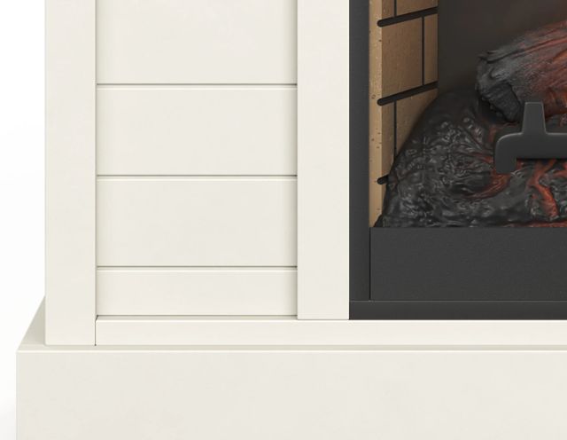 Legends Home Washington Barnwood/Jasmine White Fireplace Mantel-4