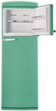 Unique® Appliances Classic Retro 24" 11 Cu. Ft. Ocean Mist Turquoise Counter Depth Top Freezer Refrigerator-4