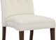 Fairfield® Customizable Entree Dining Straight Tall Back Armless Stack Dining Chair with Tobacco Legs-1