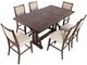 Jofran Inc. Fairview 7-Piece Beige/Oak Counter Dining Set-0