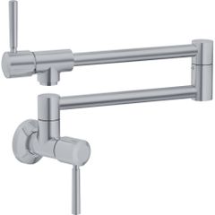 Franke Absinthe Satin Nickel Wall Mounted Pot Filler
