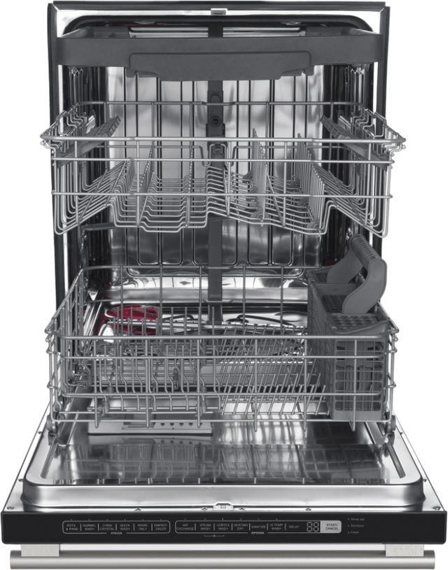 FORNO® Pozzo 24" Black Top Control Dishwasher-2