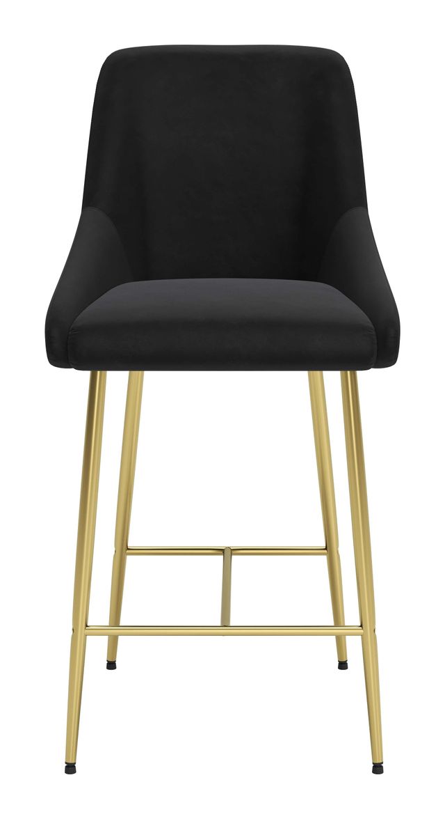Zuo® Modern Madelaine Black Counter Chair-0