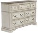 Liberty Furniture Magnolia Manor Two-Tone Antique White/Weathered Brown Dresser-1