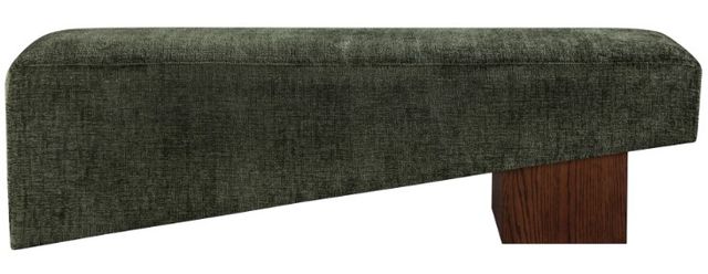 Meridian Furniture Alora Green/Walnut Upholstered Bench-1