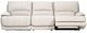 Steve Silver Co. Olsen 3-Piece Dove Dual-Power Zero-Gravity Modular Reclining Sofa-4