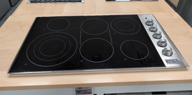 Viking® Professional Series 36" Electric Cooktop -Stainless Steel/Black Glass-0