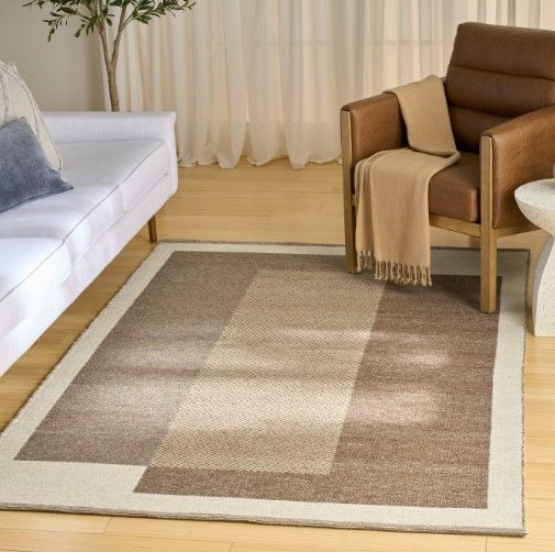 Nourison Home™ Copenhagen Ivory Mocha 5'x7' Area Rug-1