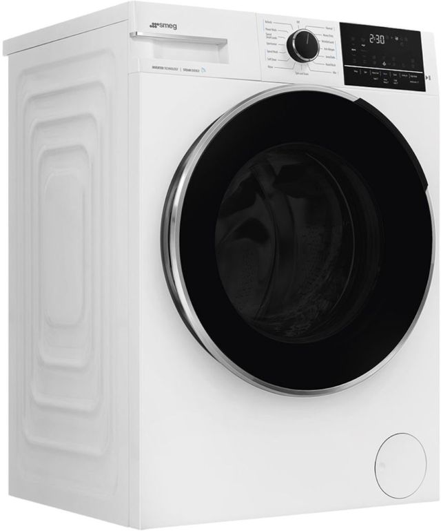 Smeg 2.3 Cu. Ft. White Front Load Compact Washer-1