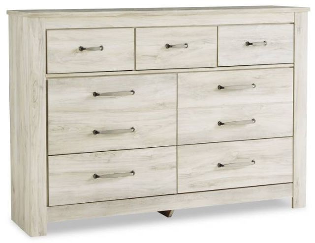 Signature Design by Ashley® Bellaby 3-Piece Whitewash King Bedroom Set-2