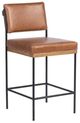 Four Hands Benton Black/Sonoma Chestnut Counter Stool-0