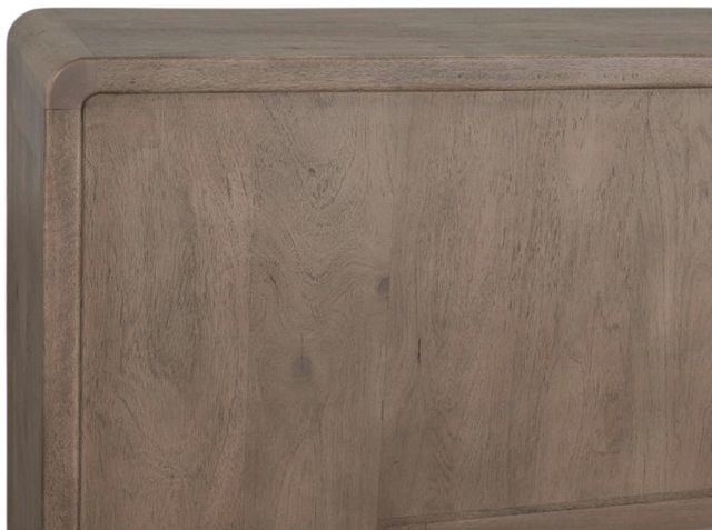 International Furniture Direct Mezquite Natural Brown Fireplace Media Console-3