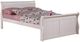 Donco Kids White Youth Full Sleigh Bed-0