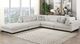 Homelegance® Tinley 5-Piece Beige Modular Sectional with Ottoman-1