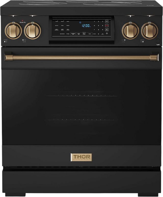 Thor Kitchen® Gordon Ramsay Series 30" Matte Black Pro Style Electric Range