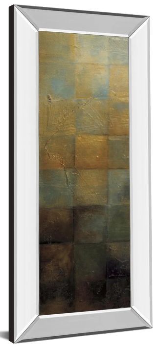 Classy Art Modra I by Pasion Mirror Framed Wall Art-1