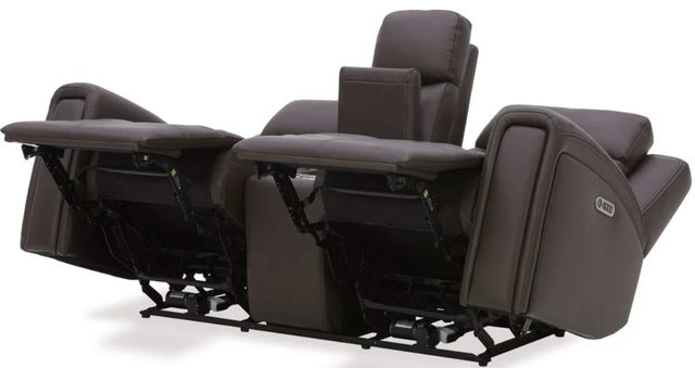 Parker House® Maveric Bette Coffee Power Reclining Console Loveseat with Zero Gravity-2