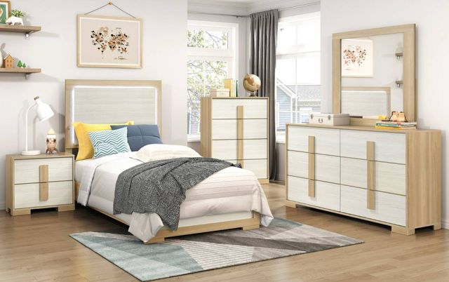 Homelegance® Sterling Natural/White Dresser-1