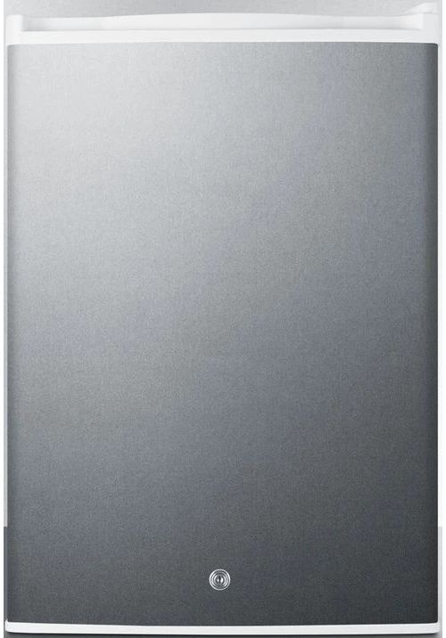 Summit® 17" 2.5 Cu. Ft. Stainless Steel Compact Refrigerator-0