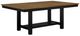 Homelegance® Tyler Black/Brown Dining Table-0