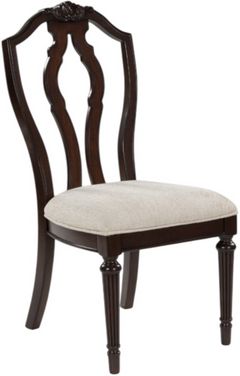 Signature Design by Ashley® Lavinton Cherry Brown/Tan Dining Side Chair