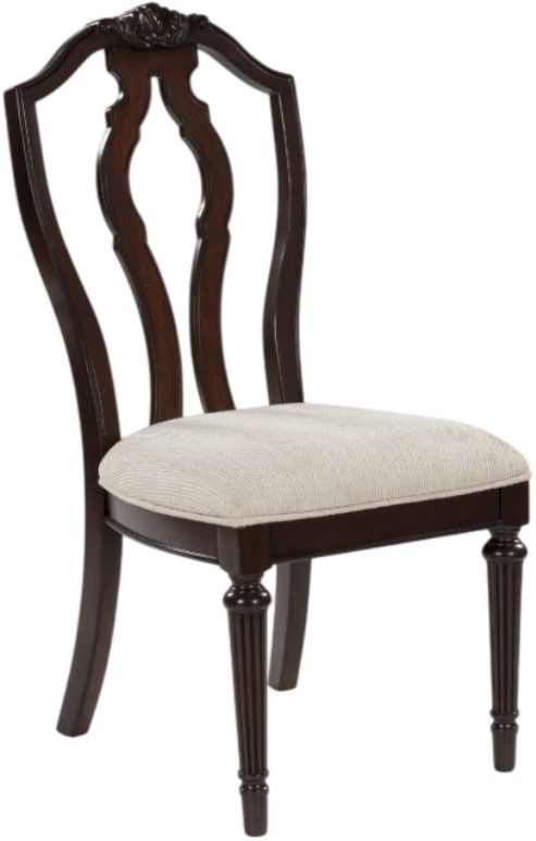 Signature Design by Ashley® Lavinton Cherry Brown/Tan Dining Side Chair-0