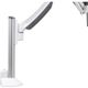 Chief® Kontour™ White K1D 1 Monitor Dynamic Desk Clamp Mount-2