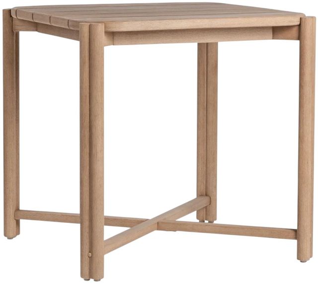 Classic Home Oliver Butterscotch Wooden Outdoor Gathering Table-0
