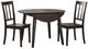 Jofran Inc.Simplicity 3-Piece Espresso Dining Set-0