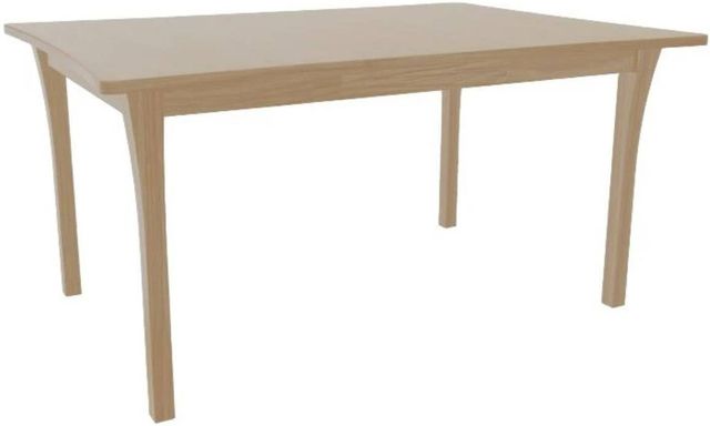 Mavin Customizable 42" x 42" Concave Extendable Dining Table with 18" Leaf-0