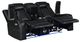 New Classic® Home Furnishings Orion Black Power Reclining Loveseat with Footrest and Headrest-2