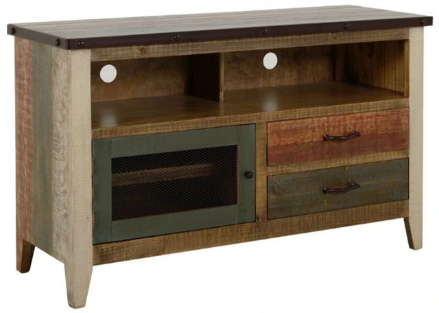 International Furniture Direct Antique Brown 52" TV Stand