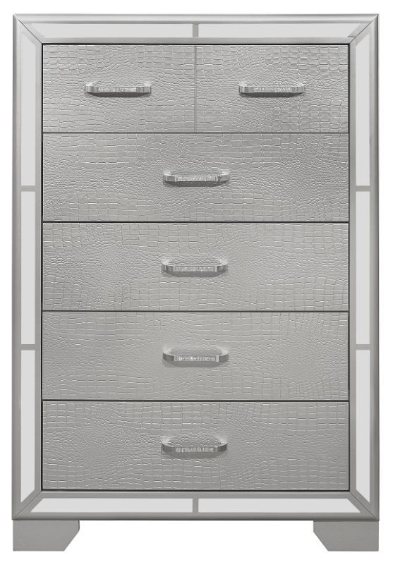 Mazin Furniture Aveline Silver Chest-0