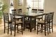 Coaster® Gabriel Cappuccino Counter Height Storage Dining Table-2