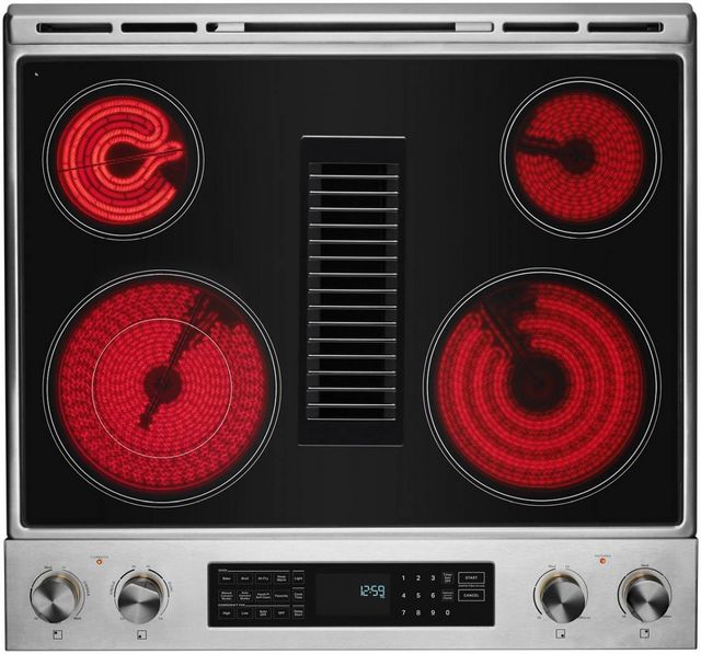 JennAir® RISE™ 30" Stainless Steel Pro Style Electric Range-4
