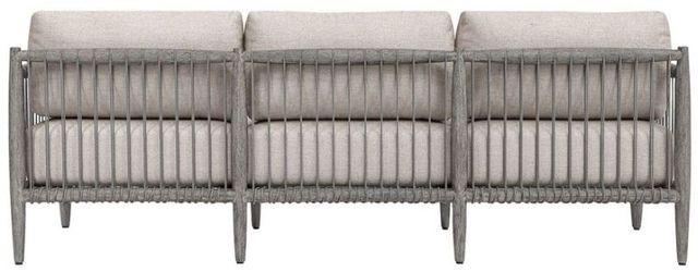 Uttermost® Borneo Dark Gray/Dove Wooden Outdoor Sofa-4