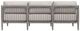 Uttermost® Borneo Dark Gray/Dove Wooden Outdoor Sofa-4