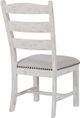 Signature Design by Ashley® Valebeck Beige/Distressed Vintage White Upholstered Dining Side Chair-2