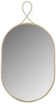 TOV Furniture Ravina Braided Brass Oval Wall Mirror-0